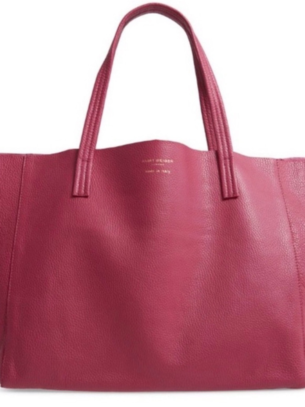 Kurt Geiger Plum/ Fuchsia soft Leather Tote Bag